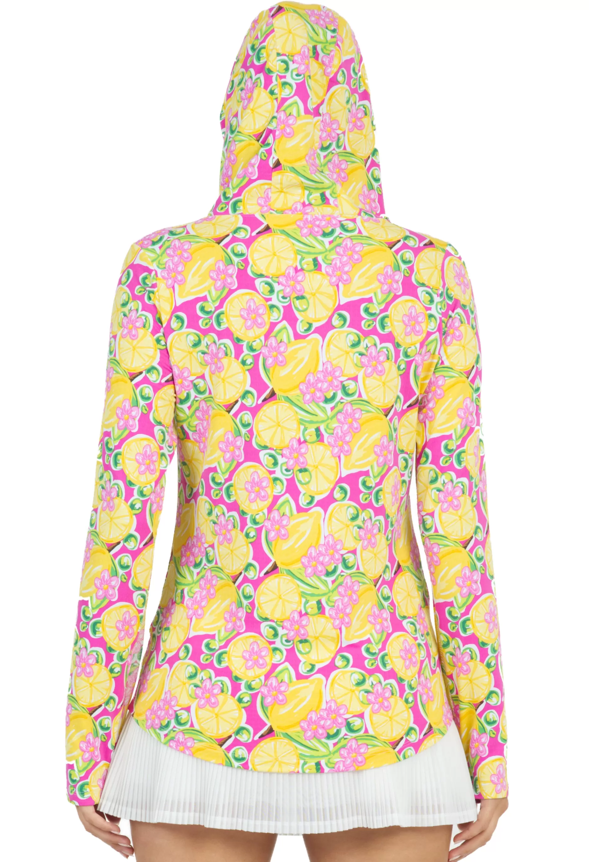 Calista Print Long Sleeve Hoody 16652^IBKUL Cheap