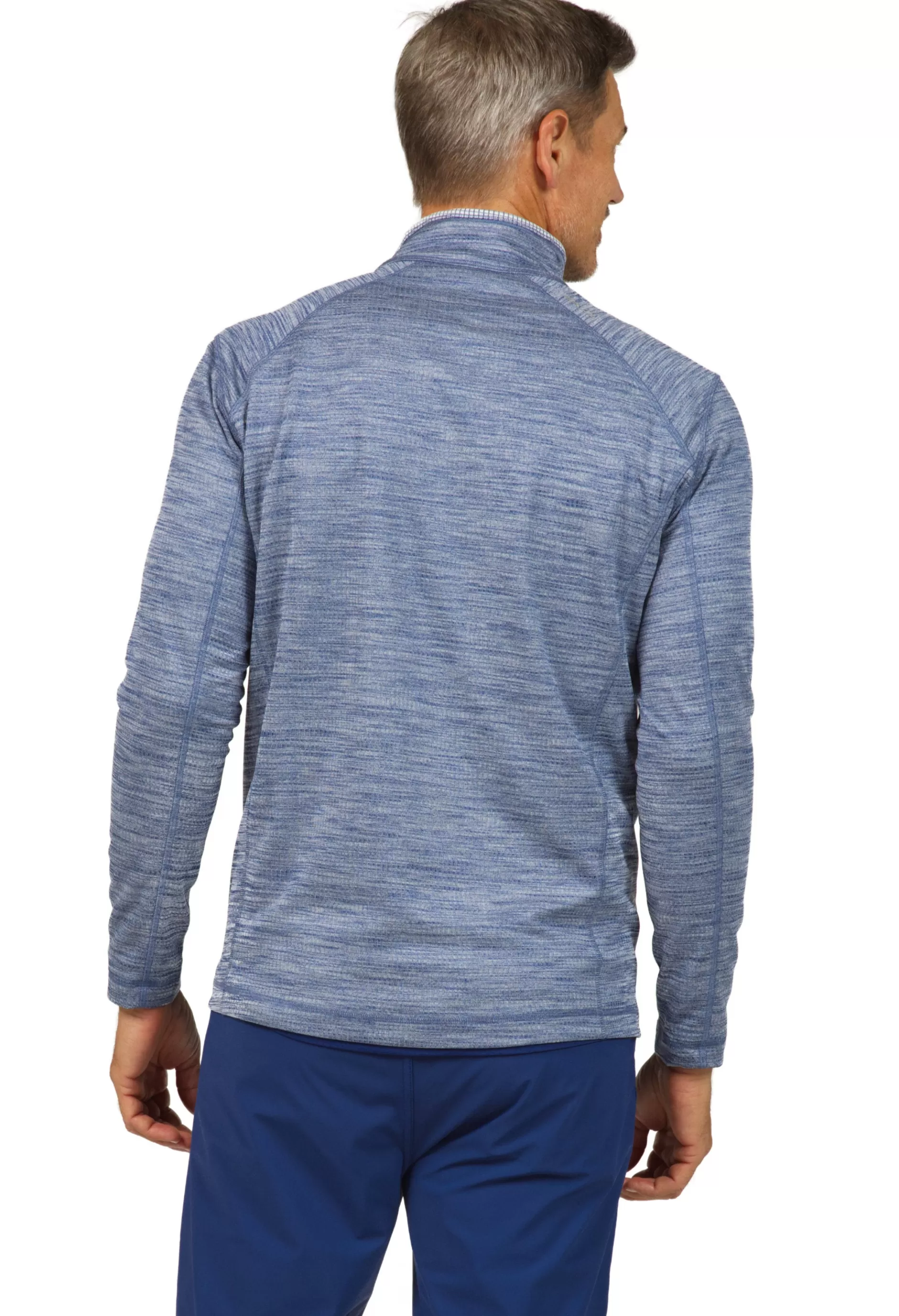 Space Dye Mini Grid Waffle Knit Pullover- 96000 (Modern Fit)^IBKUL Discount